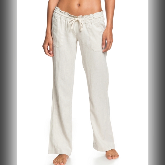 ROXY Oceanside Pants - Size Large NEW - Picture 1 of 13